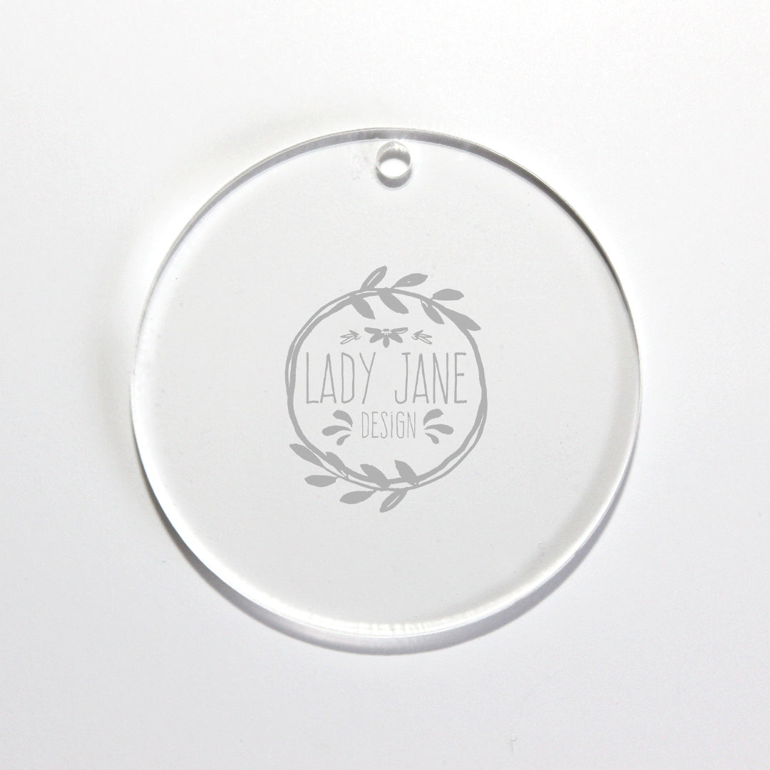 3mm Acrylic Disc (5cm) - 10 Pack