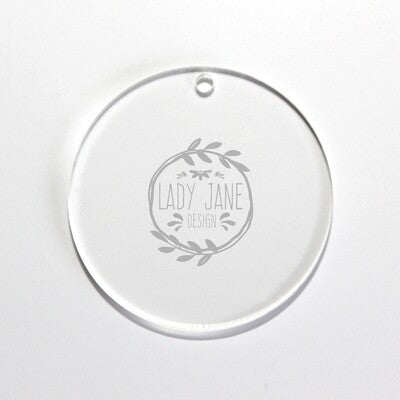 2mm Acrylic Disc (5cm) - 10 Pack