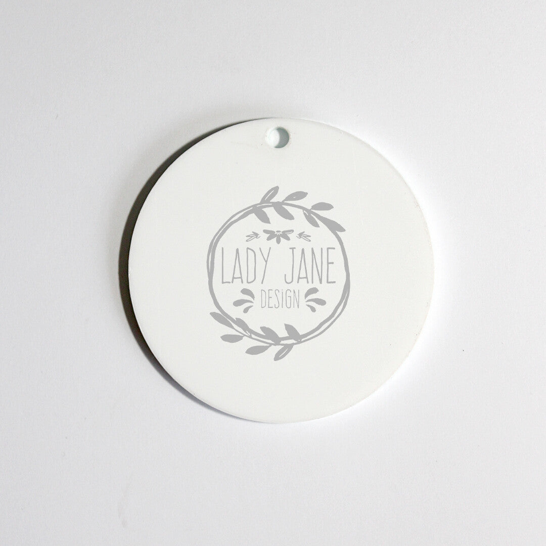 Acrylic Blank Disc (Black OR White) - 1 Unit