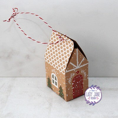 Small Christmas House Box