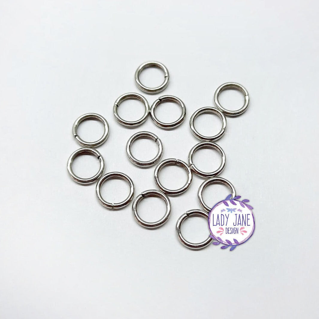 10mm Jump Rings - 50 Pack