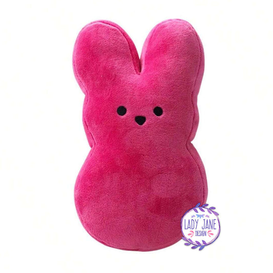 Peeps Easter Bunny Plush Toy (Hot Pink)