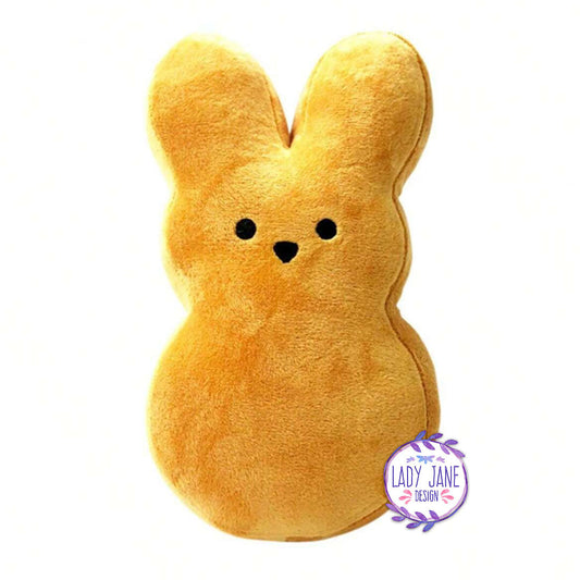 Peeps Easter Bunny Plush Toy (Orange)