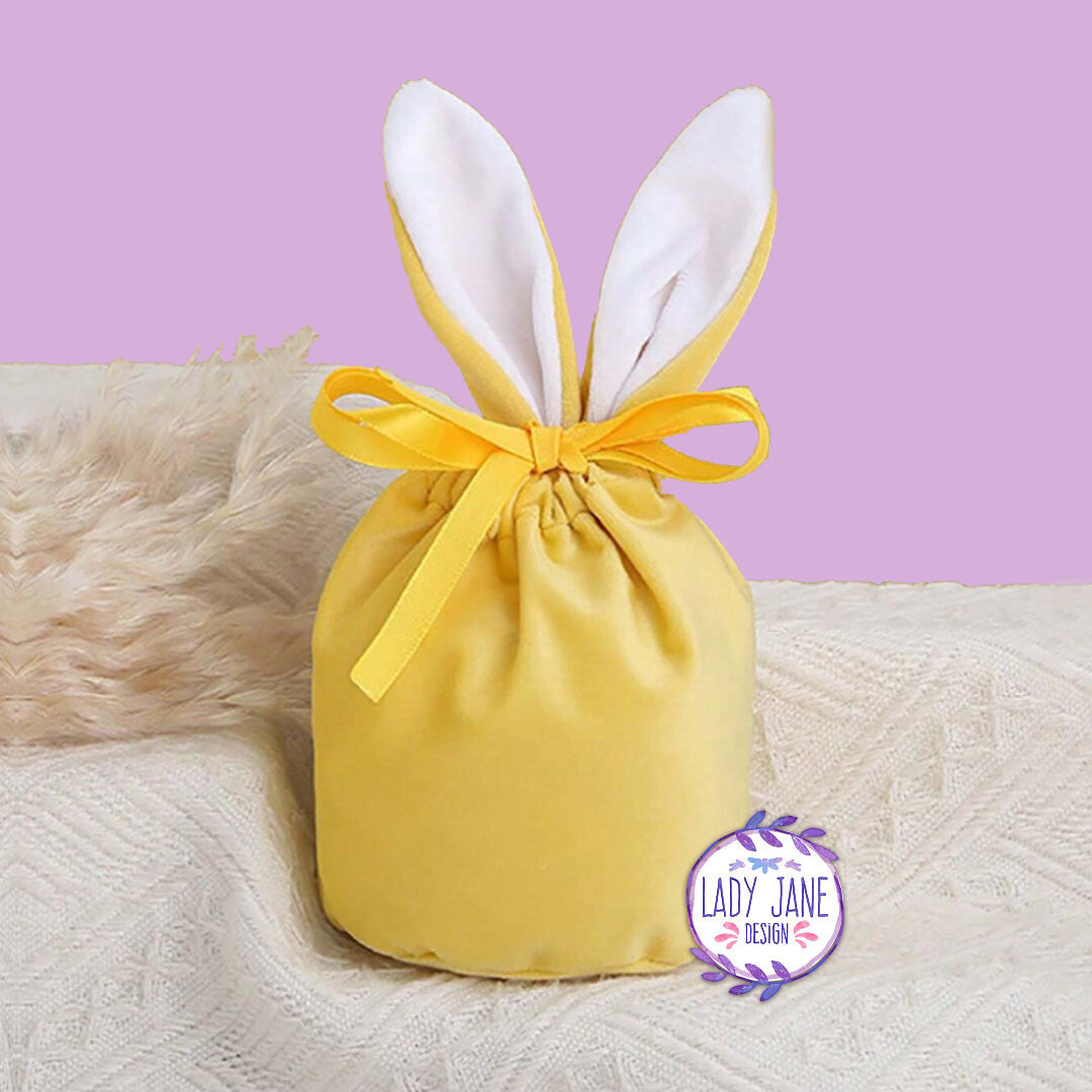 Small Easter Bunny Gift Bag (Yellow)