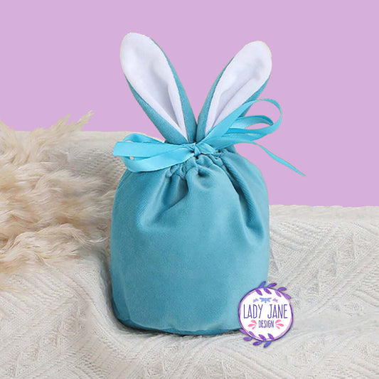 Small Easter Bunny Gift Bag (Blue)