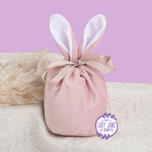 Small Easter Bunny Gift Bag (Light Pink)