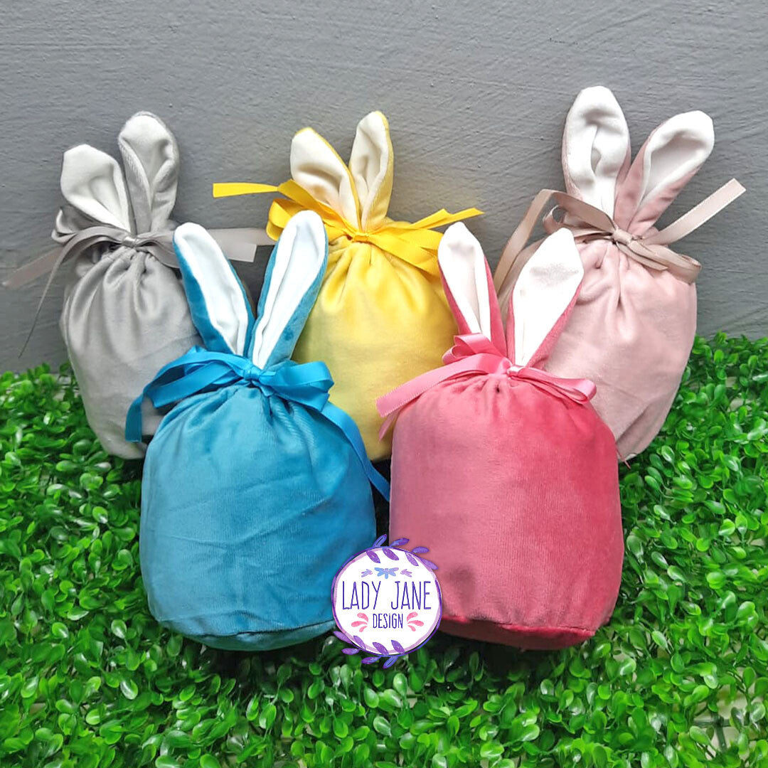 Small Easter Bunny Gift Bag (Blue)