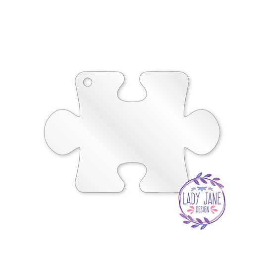 Acrylic Blank Puzzle Piece