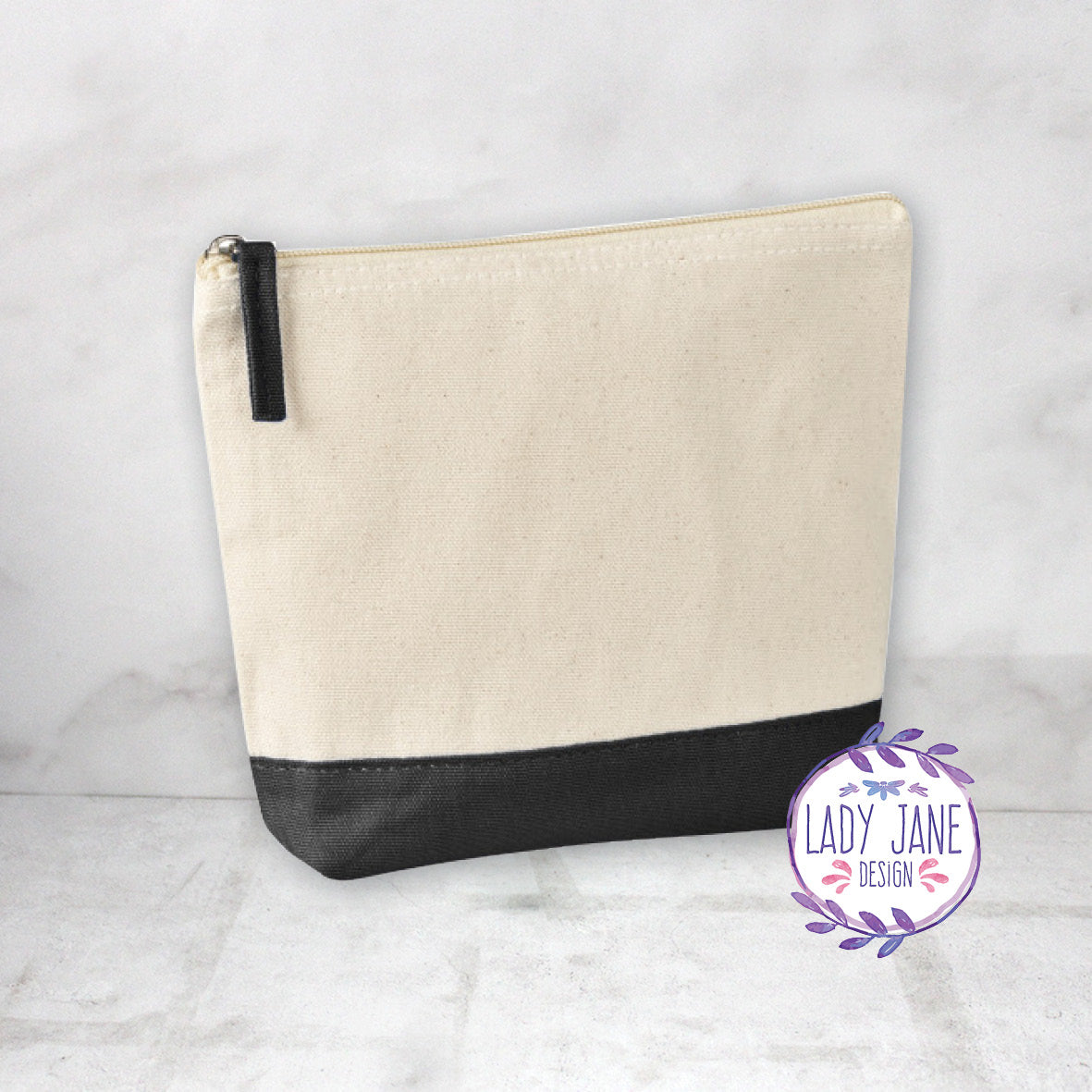 Cosmetic Bag Blank (Natural)