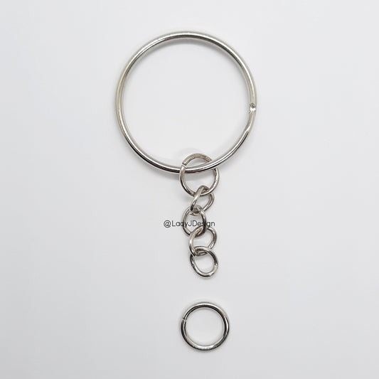 Budget Silver Keychains with Jump Ring