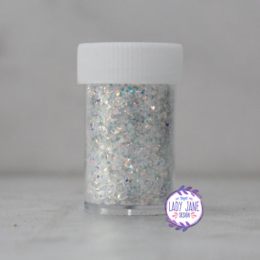 Fine Glitter - White & Silver